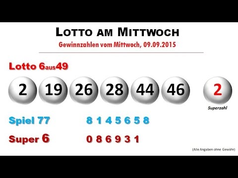 Lotto 6aus49: Gewinnzahlen Vom Mittwoch, 9.4.2025 Lotto 6aus49: Gewinnzahlen Vom Mittwoch, 9.4.2025