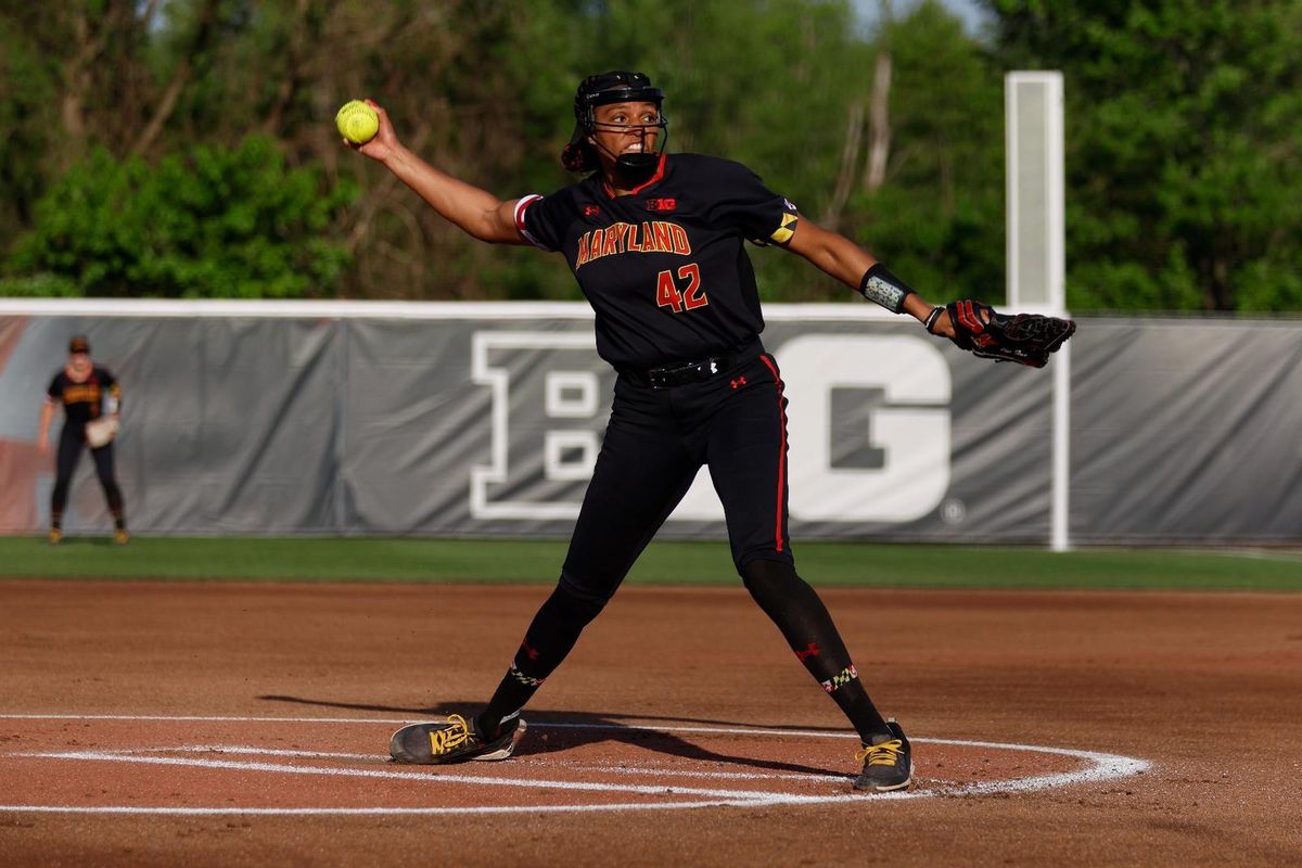 Maryland Softball's Aubrey Wurst Shines In 11-1 Win Against Delaware Maryland Softball's Aubrey Wurst Shines In 11-1 Win Against Delaware
