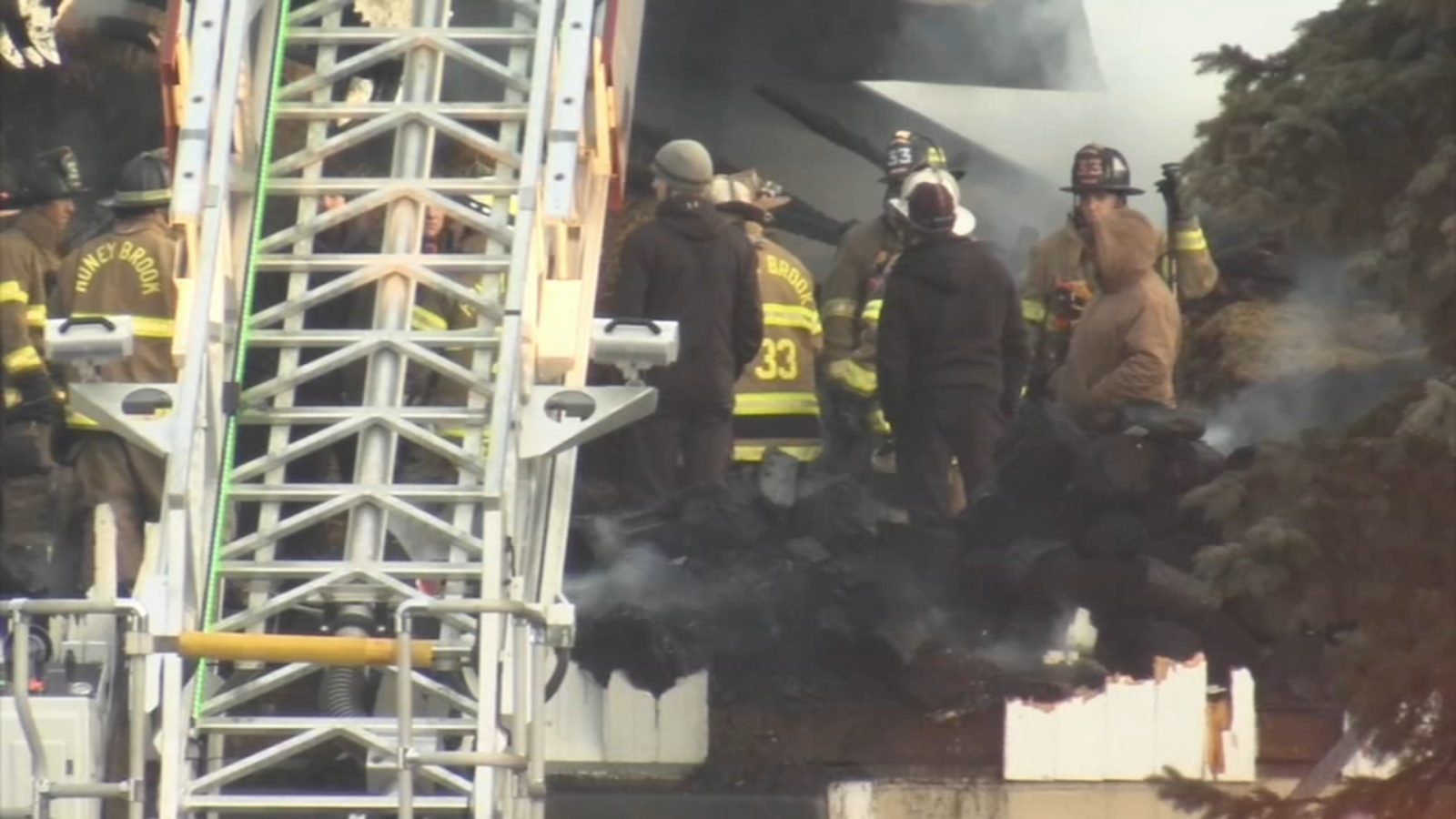 Massive Fire Devastates 600-Foot Chicken Barn In Franklin County, PA Massive Fire Devastates 600-Foot Chicken Barn In Franklin County, PA