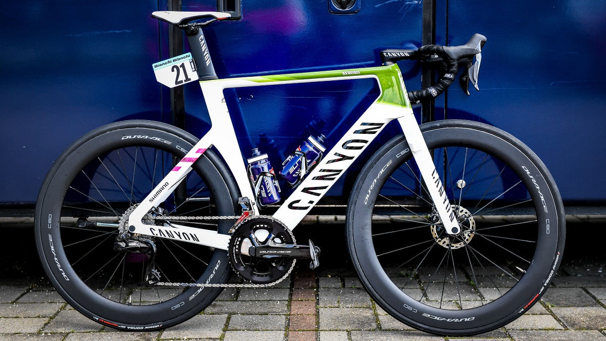 Mathieu Van Der Poel's Stunning Canyon Aeroad At Tirreno-Adriatico