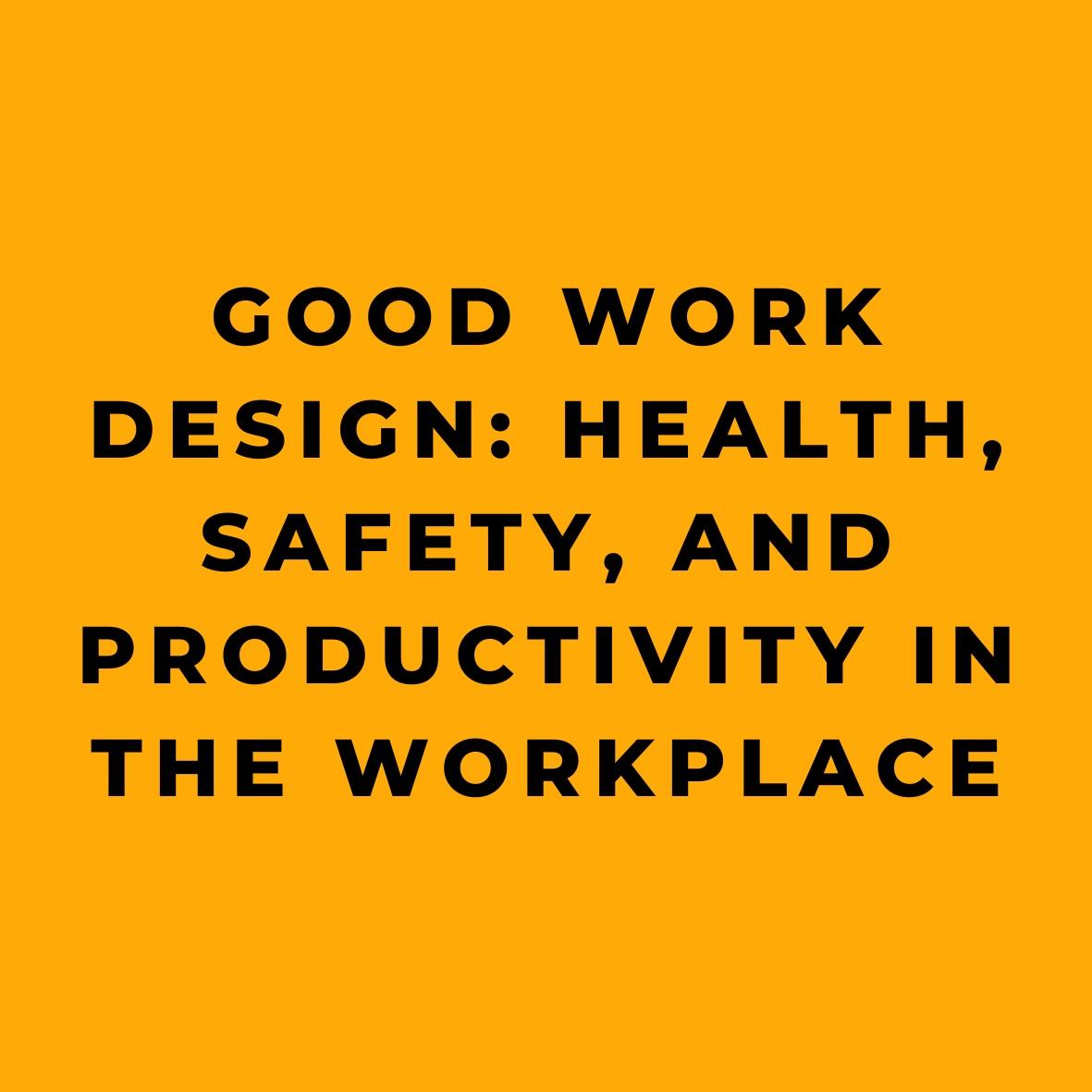 Mental Health Policy: A Foundation For Workplace Productivity Mental Health Policy: A Foundation For Workplace Productivity