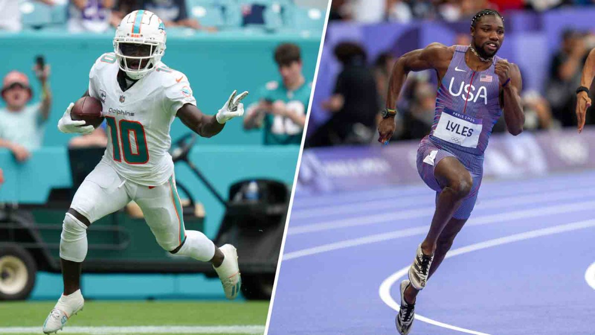 Michael Johnson Weighs In: Tyreek Hill And Noah Lyles – A Track Showdown? Michael Johnson Weighs In: Tyreek Hill And Noah Lyles – A Track Showdown?