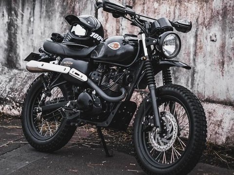Modifikasi Kawasaki W175 Cafe: Tampil Lebih Keren Dan Modern