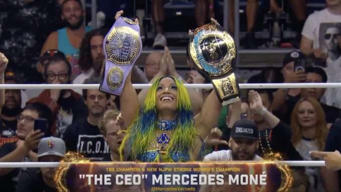 Momo Watanabe Holds Mercedes Mone's TBS Championship: A Plea For Return Momo Watanabe Holds Mercedes Mone's TBS Championship: A Plea For Return