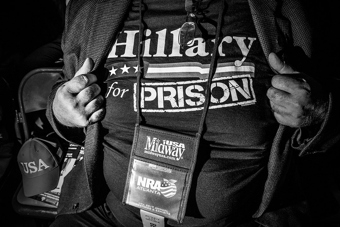 Muted Political Atmosphere At NRA Convention In Atlanta Muted Political Atmosphere At NRA Convention In Atlanta