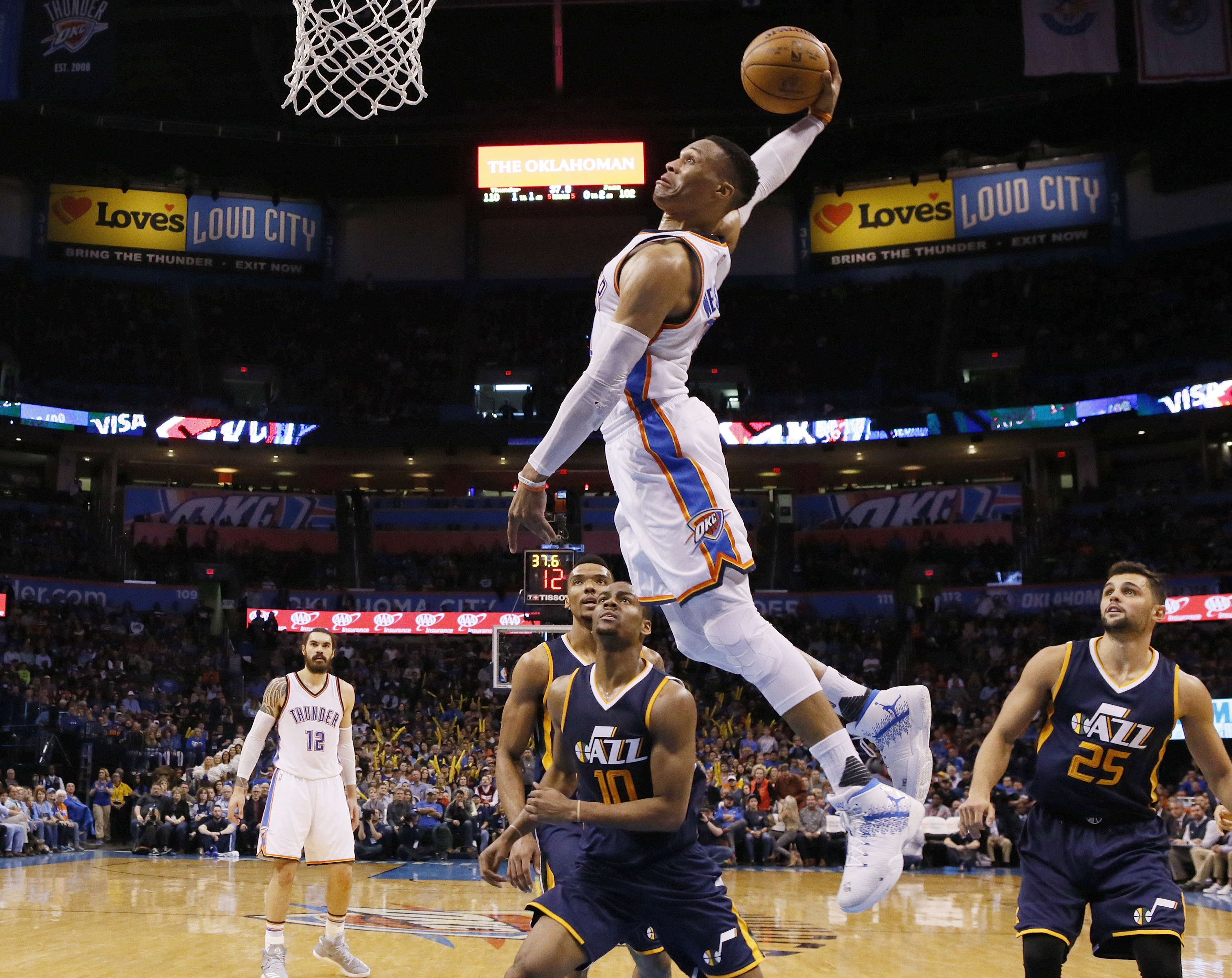 NBA History Made: Russell Westbrook's Performance In Jazz Vs. Nuggets NBA History Made: Russell Westbrook's Performance In Jazz Vs. Nuggets
