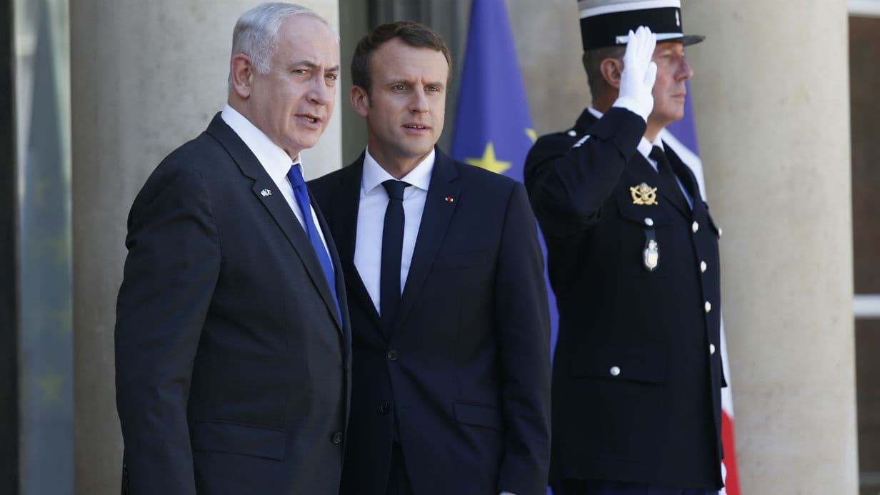 Netanyahou Critique Vivement La Position D'Emmanuel Macron Sur L'État Palestinien Netanyahou Critique Vivement La Position D'Emmanuel Macron Sur L'État Palestinien