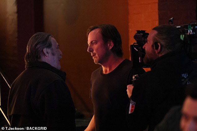 New York City Set Photos: Bradley Cooper Directs Will Arnett In New York City Set Photos: Bradley Cooper Directs Will Arnett In
