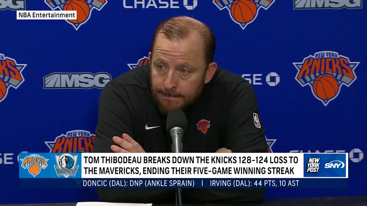 New York Knicks' Thibodeau Demands More Resolve Following Devastating Loss New York Knicks' Thibodeau Demands More Resolve Following Devastating Loss