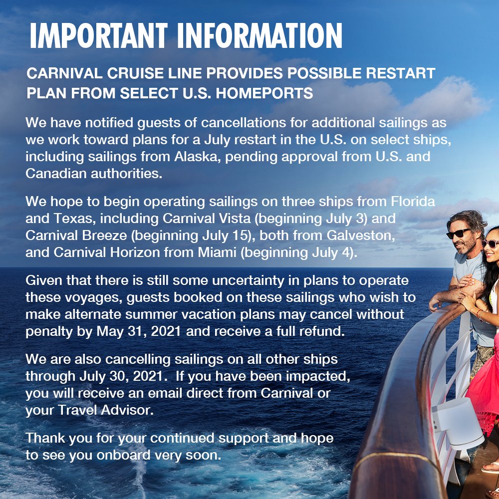 Next Month's 7 Key Carnival Cruise Line Updates Next Month's 7 Key Carnival Cruise Line Updates