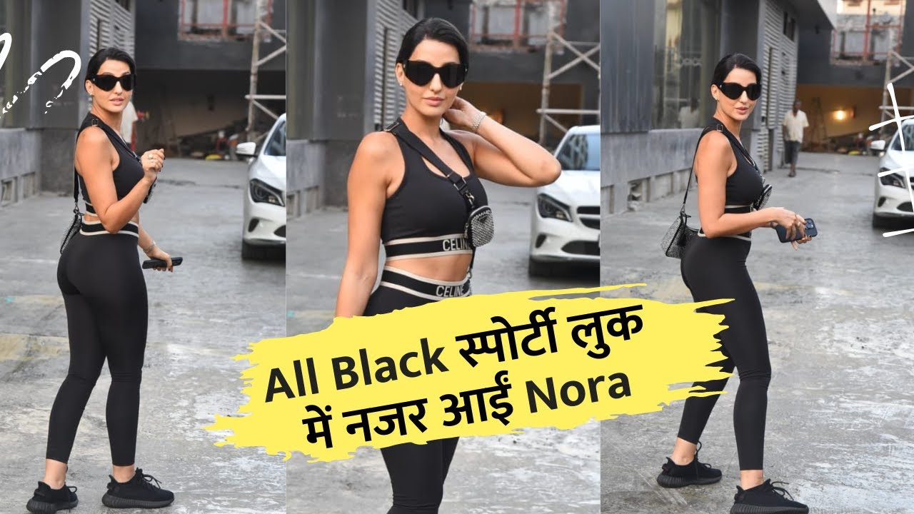 Nora Fatehi's Striking All-Black Billboard Style Nora Fatehi's Striking All-Black Billboard Style