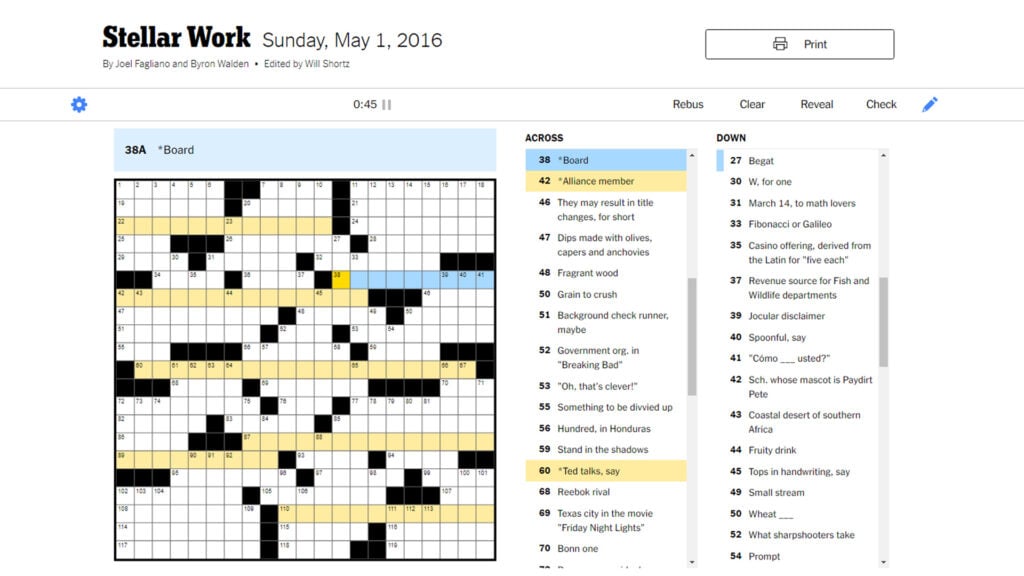 NYT Crossword Answers For April 25, 2025: Complete Solutions NYT Crossword Answers For April 25, 2025: Complete Solutions