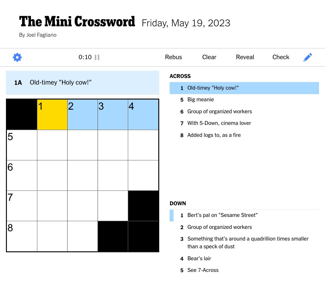 NYT Mini Crossword Answers March 26, 2025 - Full Solutions & Clues NYT Mini Crossword Answers March 26, 2025 - Full Solutions & Clues
