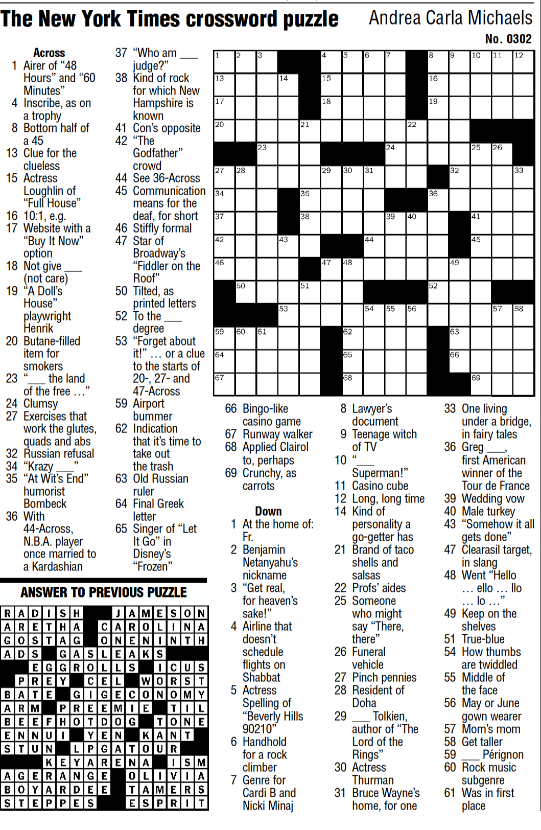 NYT Mini Crossword Clues And Answers: March 24, 2025 NYT Mini Crossword Clues And Answers: March 24, 2025