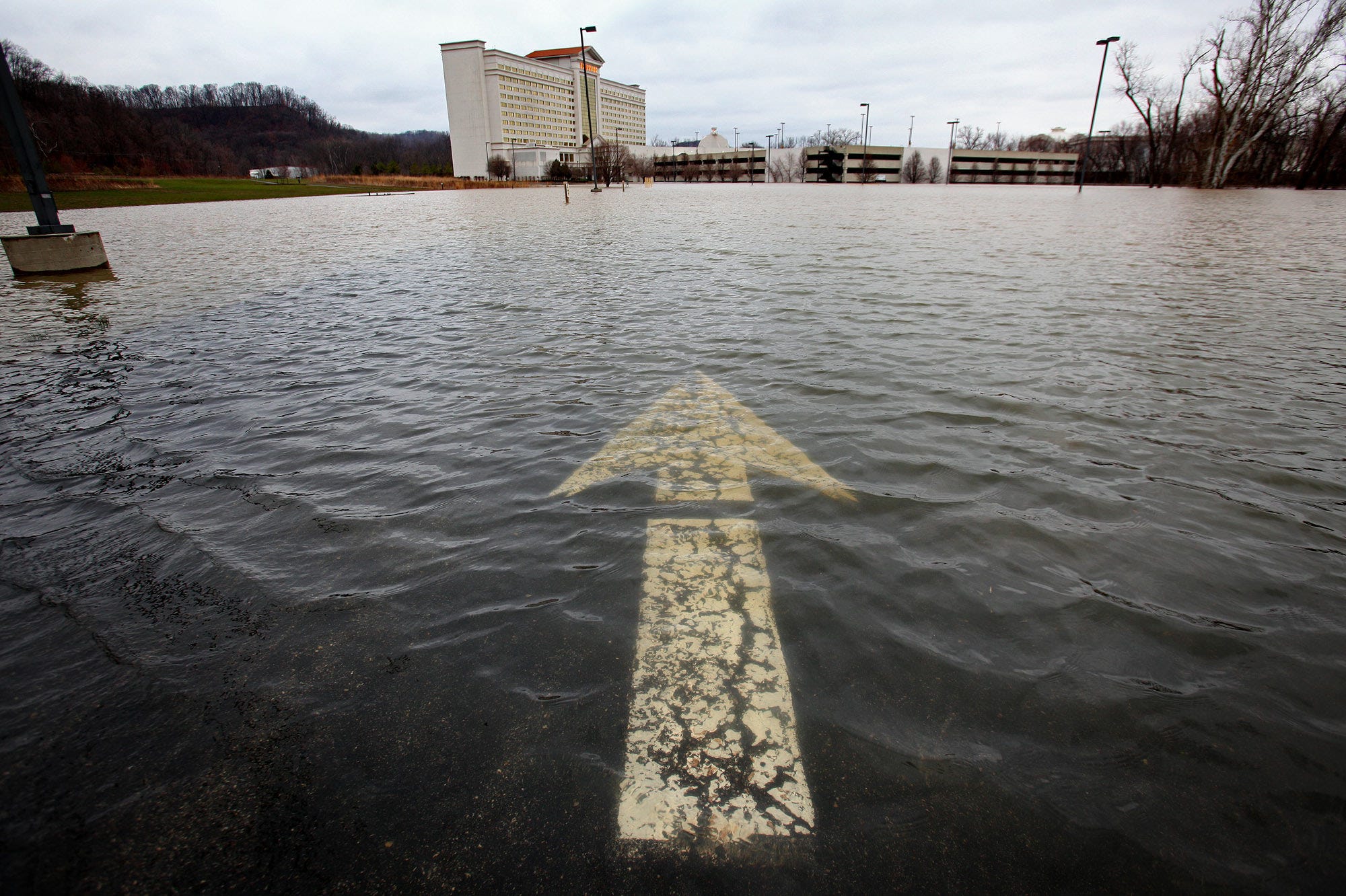 Ohio River Flooding Forces Cancellation Of Thunder Over Louisville Fireworks