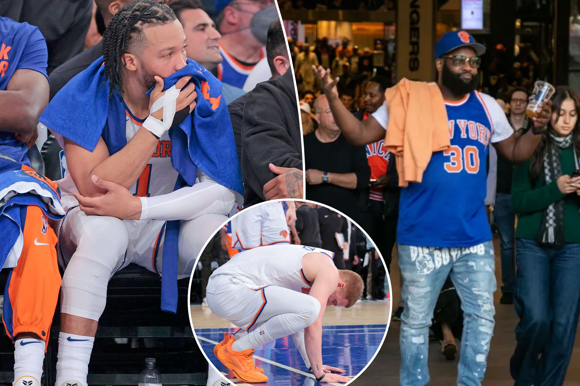 Overtime Ankle Injury Forces Brunson Out Of Knicks-Lakers Game Overtime Ankle Injury Forces Brunson Out Of Knicks-Lakers Game