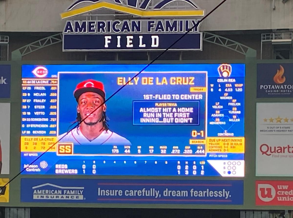 Reds End Scoring Drought In Brewers Defeat Reds End Scoring Drought In Brewers Defeat
