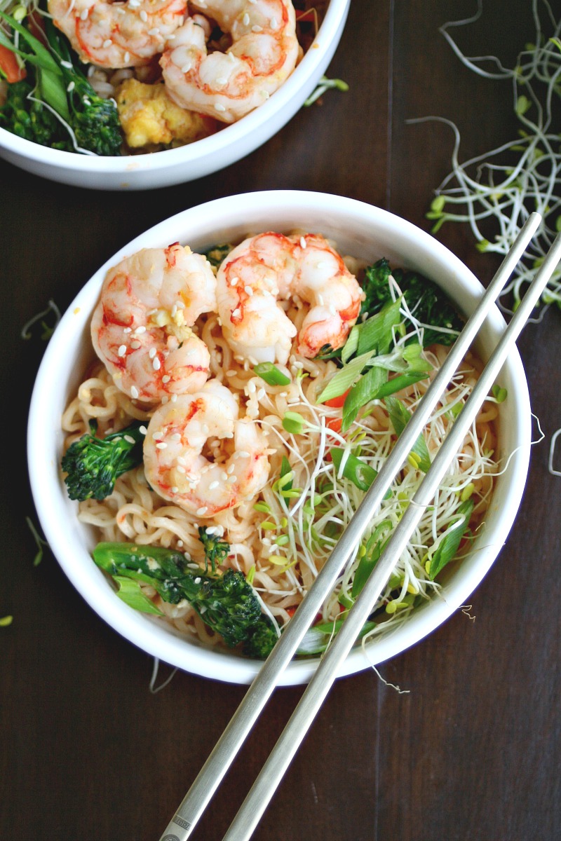 Restaurant-Style Shrimp Ramen Stir-Fry At Home