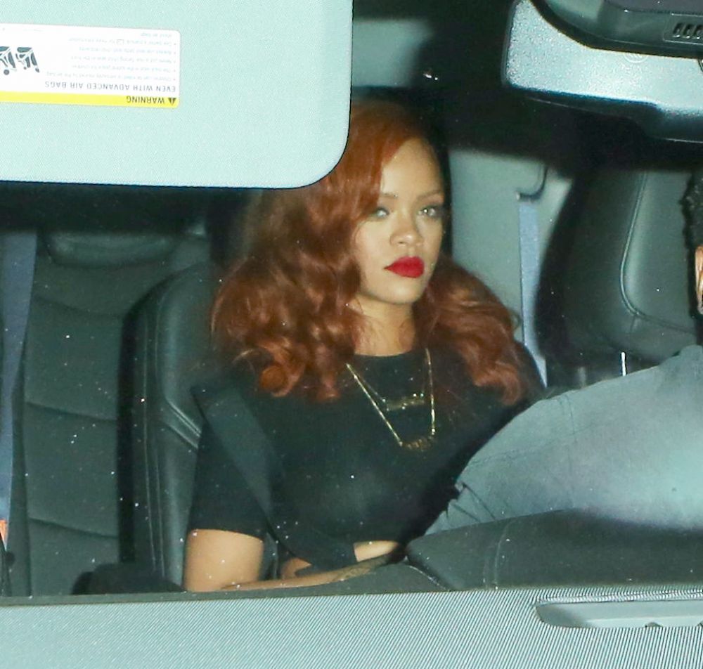 Rihanna Returns To Giorgio Baldi After Wildfires Rihanna Returns To Giorgio Baldi After Wildfires