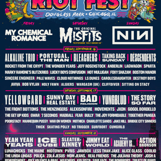 Riot Fest 2025: Full Lineup Announced, Green Day And Weezer Lead The Charge Riot Fest 2025: Full Lineup Announced, Green Day And Weezer Lead The Charge