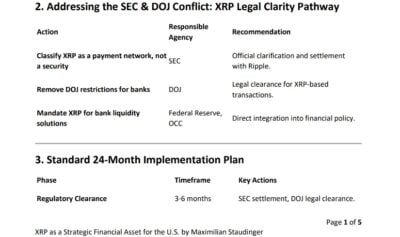 Ripple Settlement Talks: SEC May Classify XRP As A Commodity Ripple Settlement Talks: SEC May Classify XRP As A Commodity