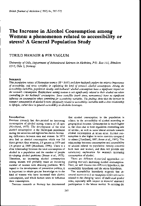 Rising Alcohol Consumption Among Women: Doctors Sound The Alarm Rising Alcohol Consumption Among Women: Doctors Sound The Alarm