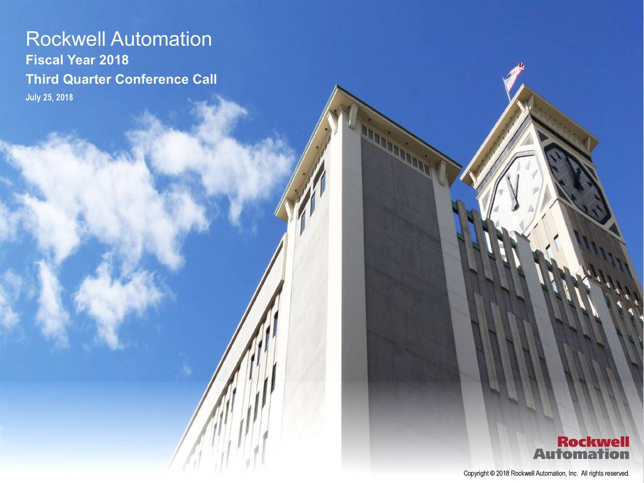 Rockwell Automation's Strong Earnings Drive Market Uptick Rockwell Automation's Strong Earnings Drive Market Uptick