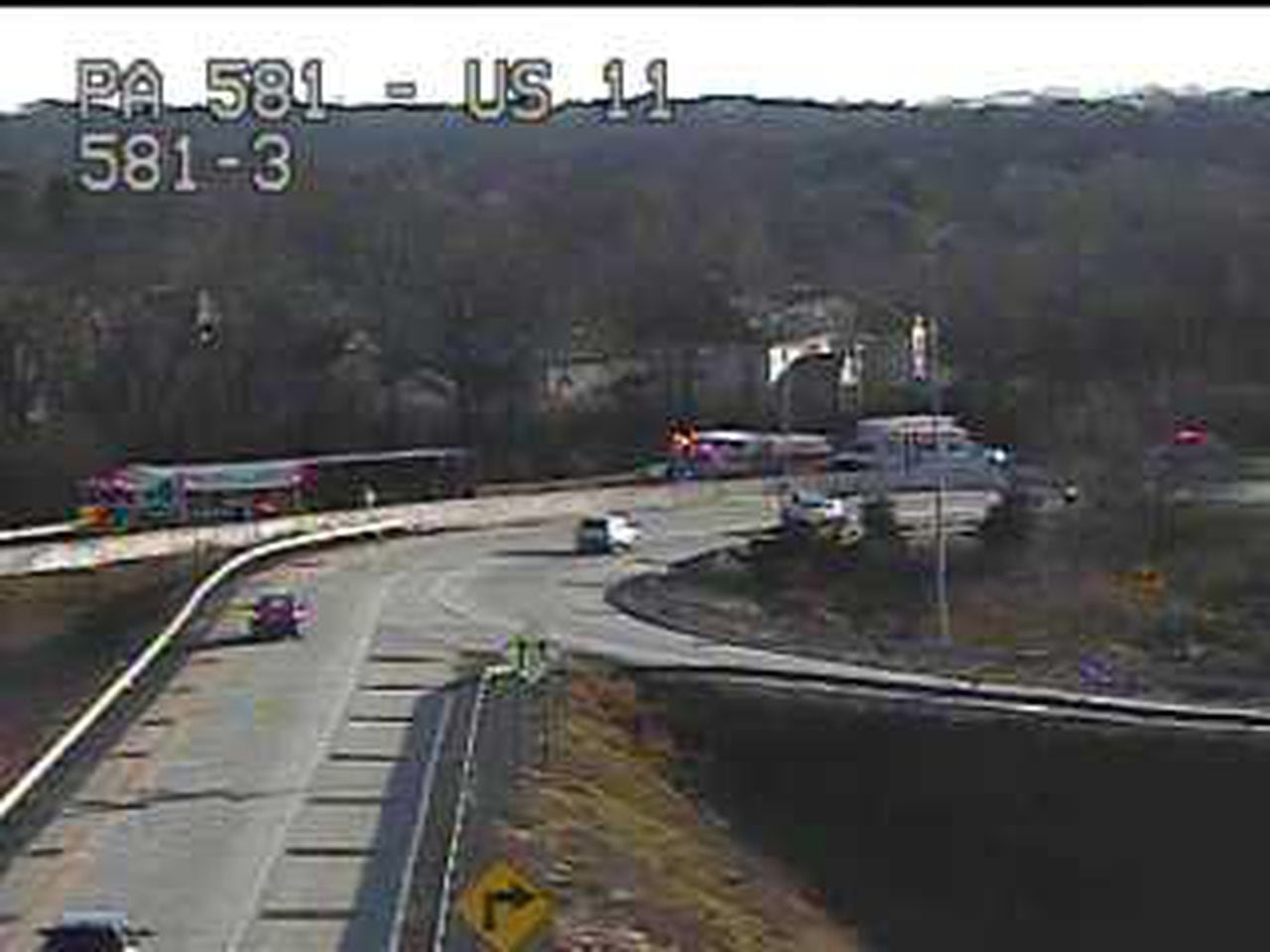 Route 581 Traffic Stopped After Box Truck Collision Route 581 Traffic Stopped After Box Truck Collision