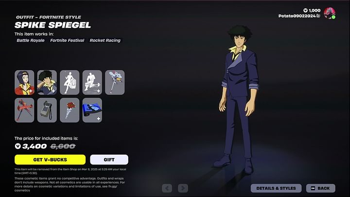 Secure Your Fortnite Cowboy Bebop Rewards: Time Is Running Out Secure Your Fortnite Cowboy Bebop Rewards: Time Is Running Out