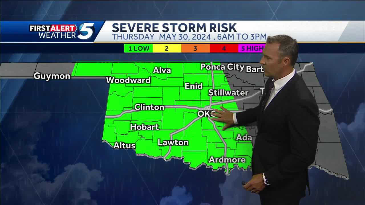 Severe Weather Timeline For Oklahoma: Expecting Strong Winds Severe Weather Timeline For Oklahoma: Expecting Strong Winds