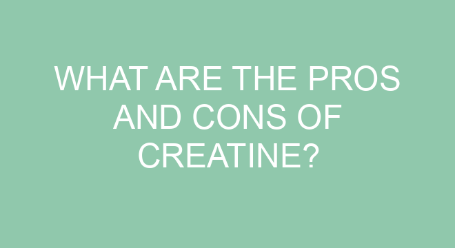 Should You Take Creatine? Weighing The Pros And Cons Should You Take Creatine? Weighing The Pros And Cons
