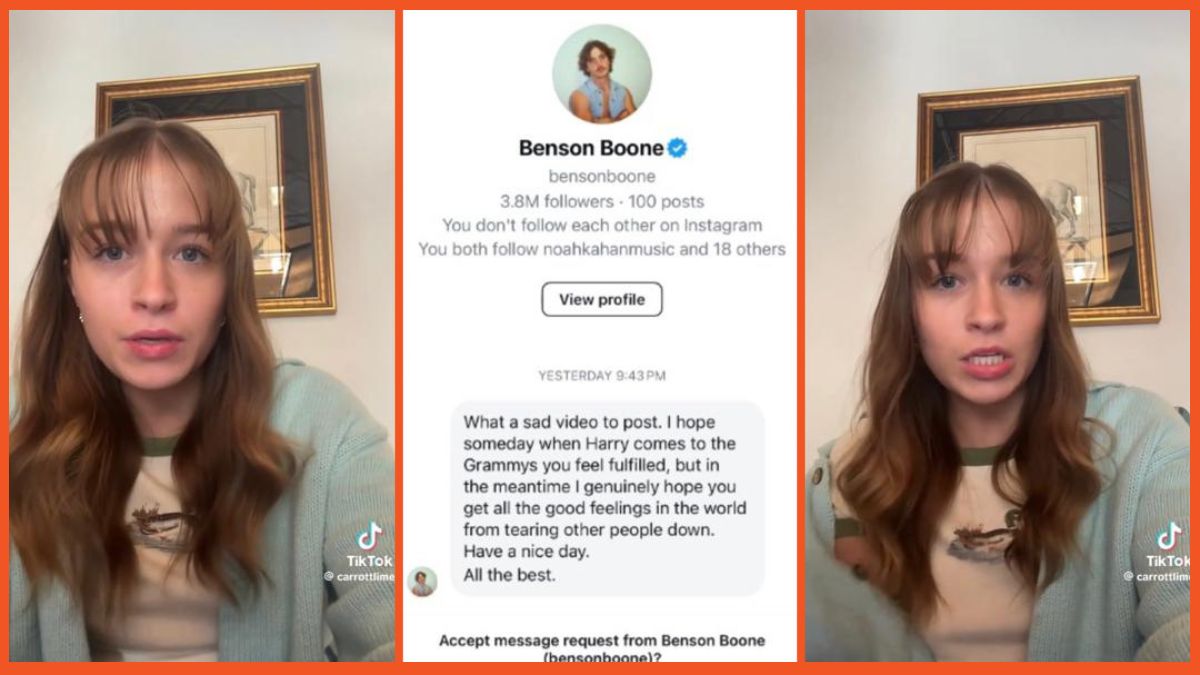 Singer Benson Boone Denies Copying Harry Styles Singer Benson Boone Denies Copying Harry Styles