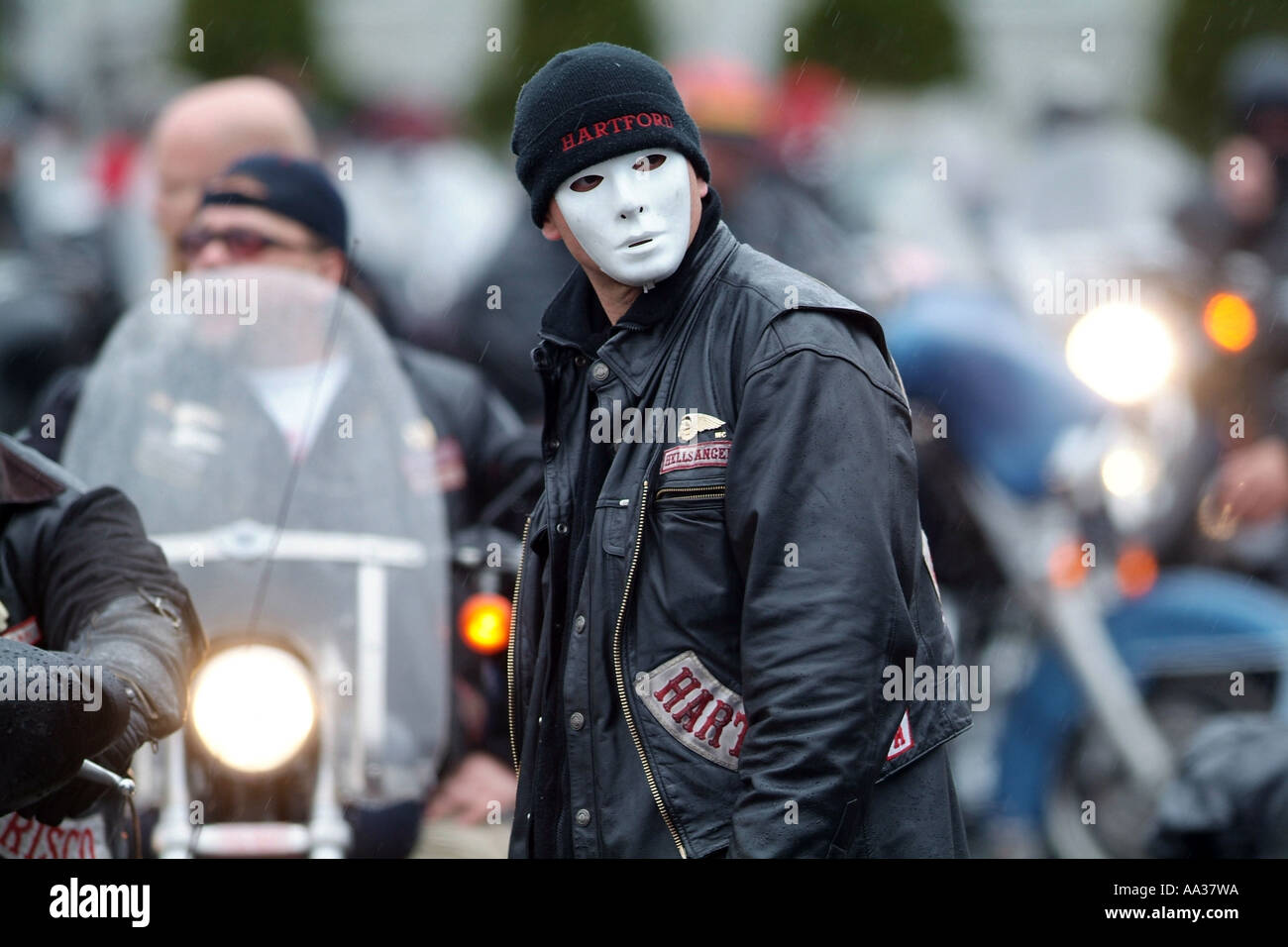 South Shields Biker's Funeral Draws Hundreds, Including Hells Angels South Shields Biker's Funeral Draws Hundreds, Including Hells Angels
