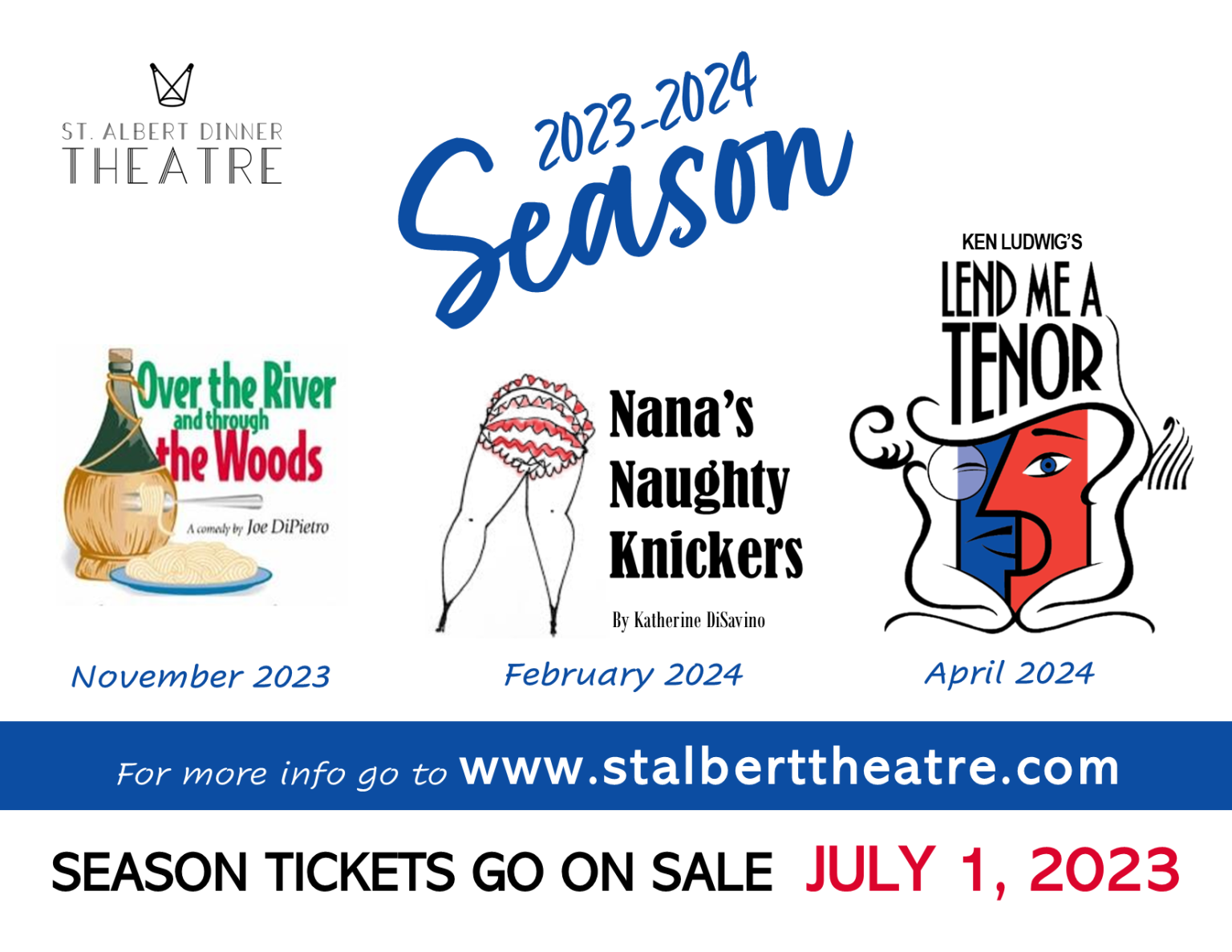 St. Albert Dinner Theatre: Catch The Hilarious New Farce St. Albert Dinner Theatre: Catch The Hilarious New Farce