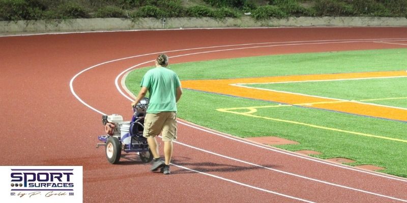 Stadium Track Resurfacing For Championship Season Stadium Track Resurfacing For Championship Season