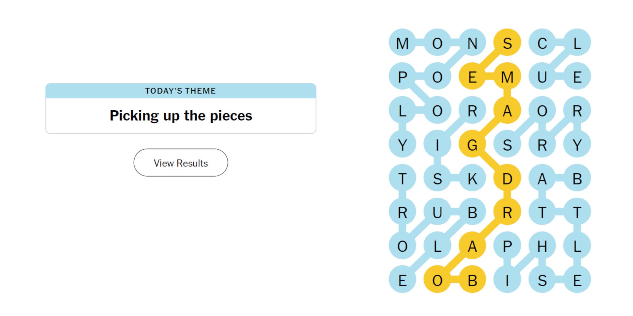 Strands NYT Answers For Wednesday, April 9, 2024 (Game #402) Strands NYT Answers For Wednesday, April 9, 2024 (Game #402)