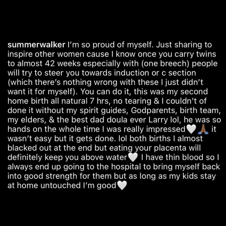 Summer Walker Opens Up About Life-Threatening Birth Complications Summer Walker Opens Up About Life-Threatening Birth Complications