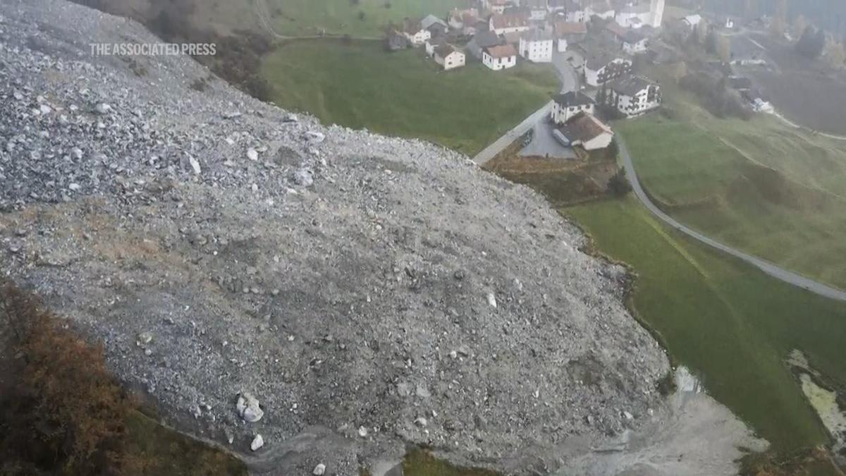 Swiss Village Faces Evacuation As Landslide Danger Increases Swiss Village Faces Evacuation As Landslide Danger Increases