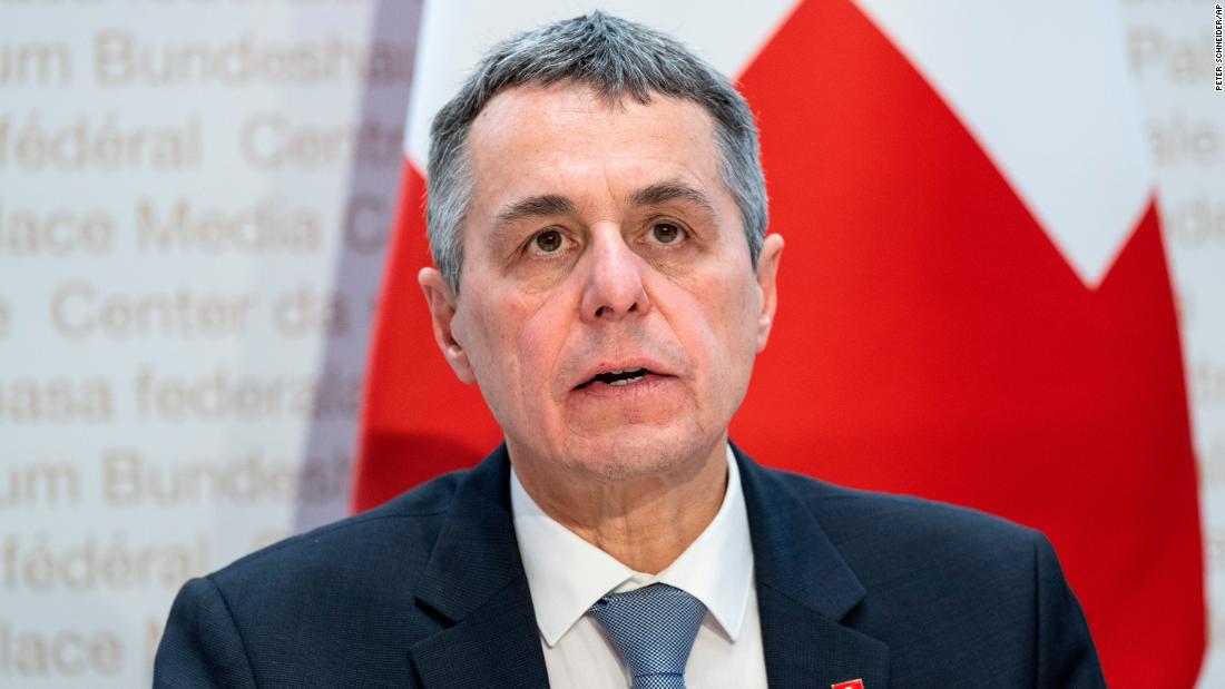 Switzerland's President Calls For Peace Amidst Russian Aggression In Ukraine Switzerland's President Calls For Peace Amidst Russian Aggression In Ukraine