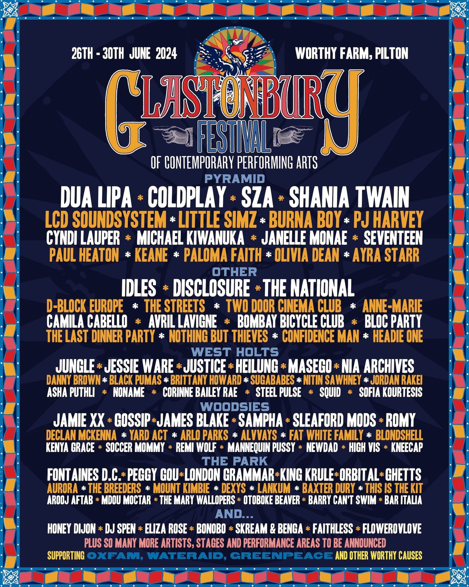 The 1975 And Olivia Rodrigo To Headline Glastonbury 2024: UK Festival Lineup Announced The 1975 And Olivia Rodrigo To Headline Glastonbury 2024: UK Festival Lineup Announced