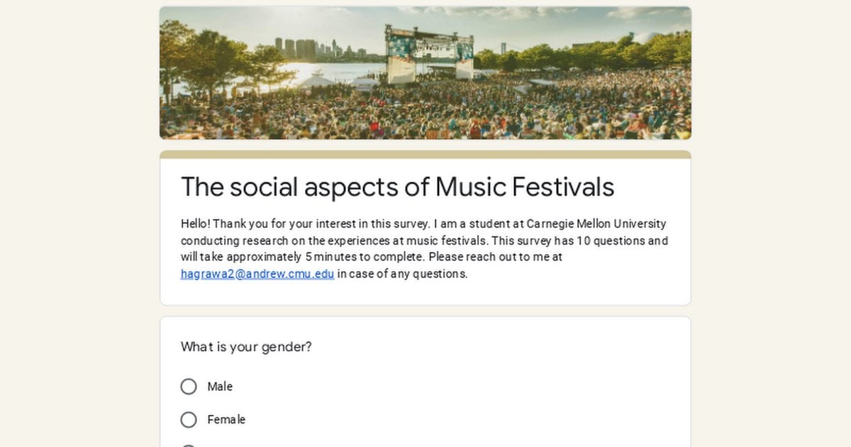 The Socioeconomic Effects Of Popular Music Festivals The Socioeconomic Effects Of Popular Music Festivals