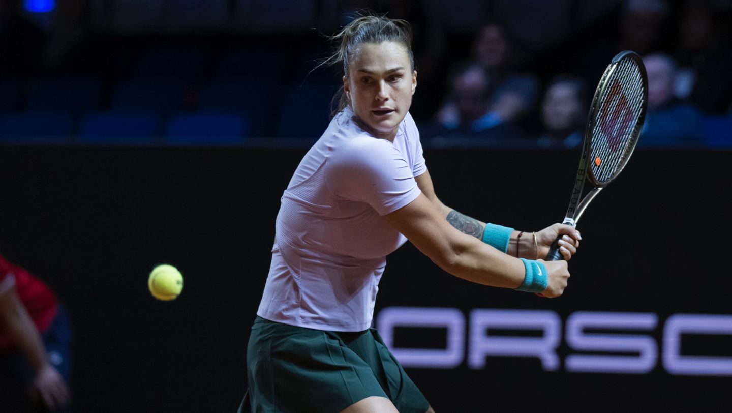 Top-Seeded Sabalenka Advances To Porsche Grand Prix Final Top-Seeded Sabalenka Advances To Porsche Grand Prix Final