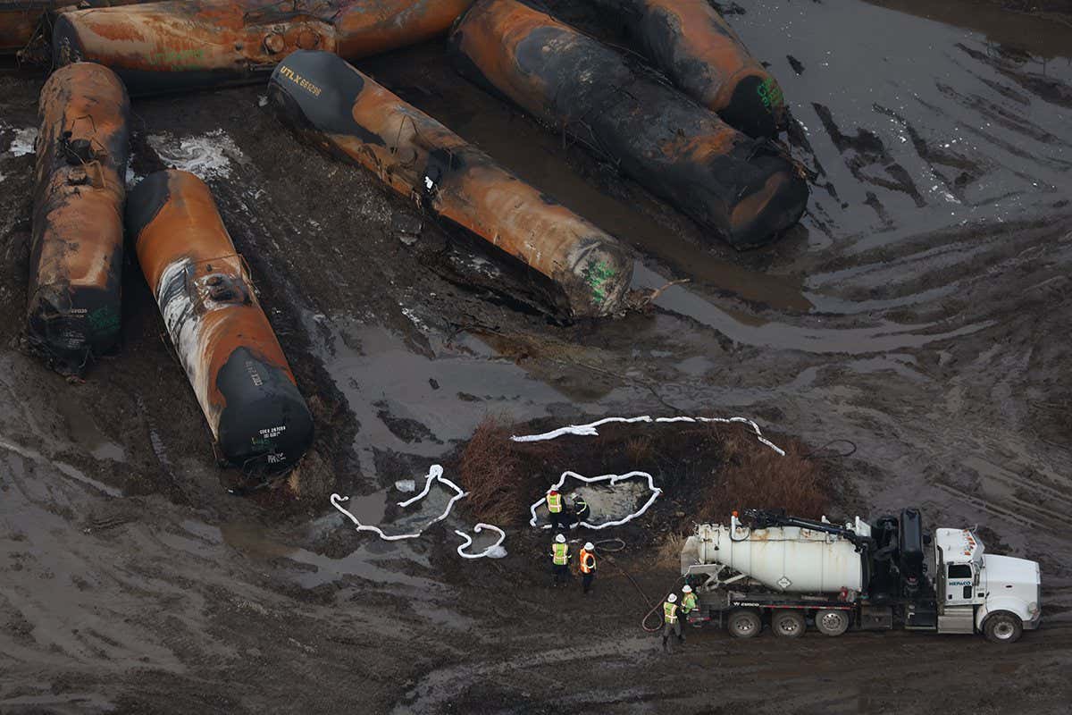 Toxic Chemical Residue From Ohio Train Derailment: Building Contamination Toxic Chemical Residue From Ohio Train Derailment: Building Contamination
