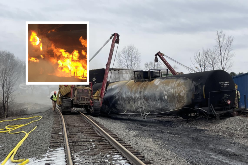 Toxic Chemicals From Ohio Train Derailment: Building Contamination For Months