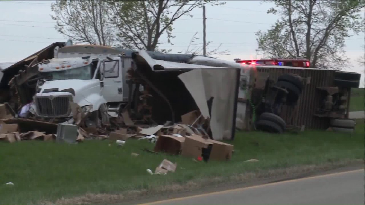 Two Injured In School Bus Crash Near Pella Two Injured In School Bus Crash Near Pella