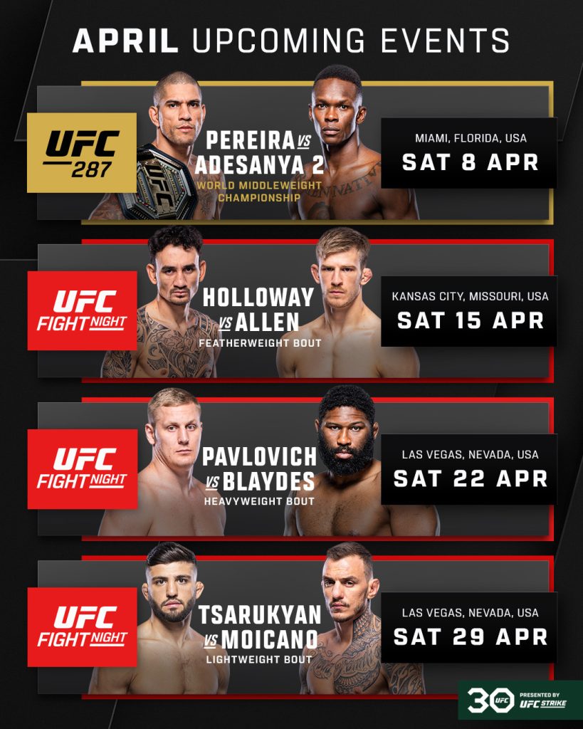 UFC 315 & More: Complete May 2025 Fight Card Schedule UFC 315 & More: Complete May 2025 Fight Card Schedule