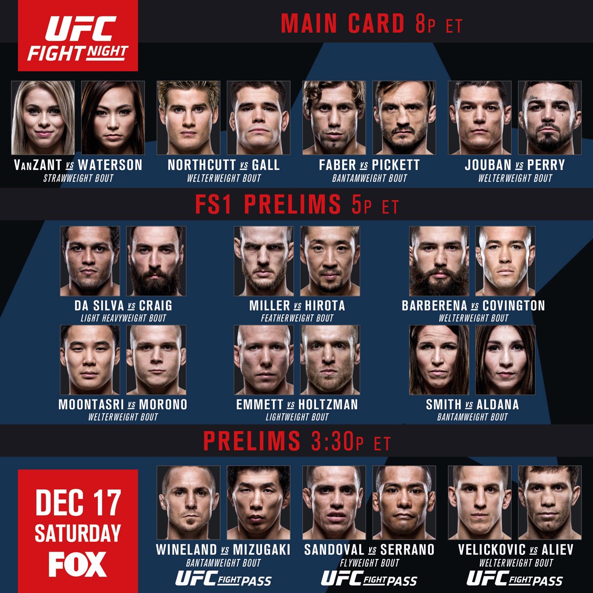 UFC Fight Night Des Moines: Start Time And Fight Schedule UFC Fight Night Des Moines: Start Time And Fight Schedule