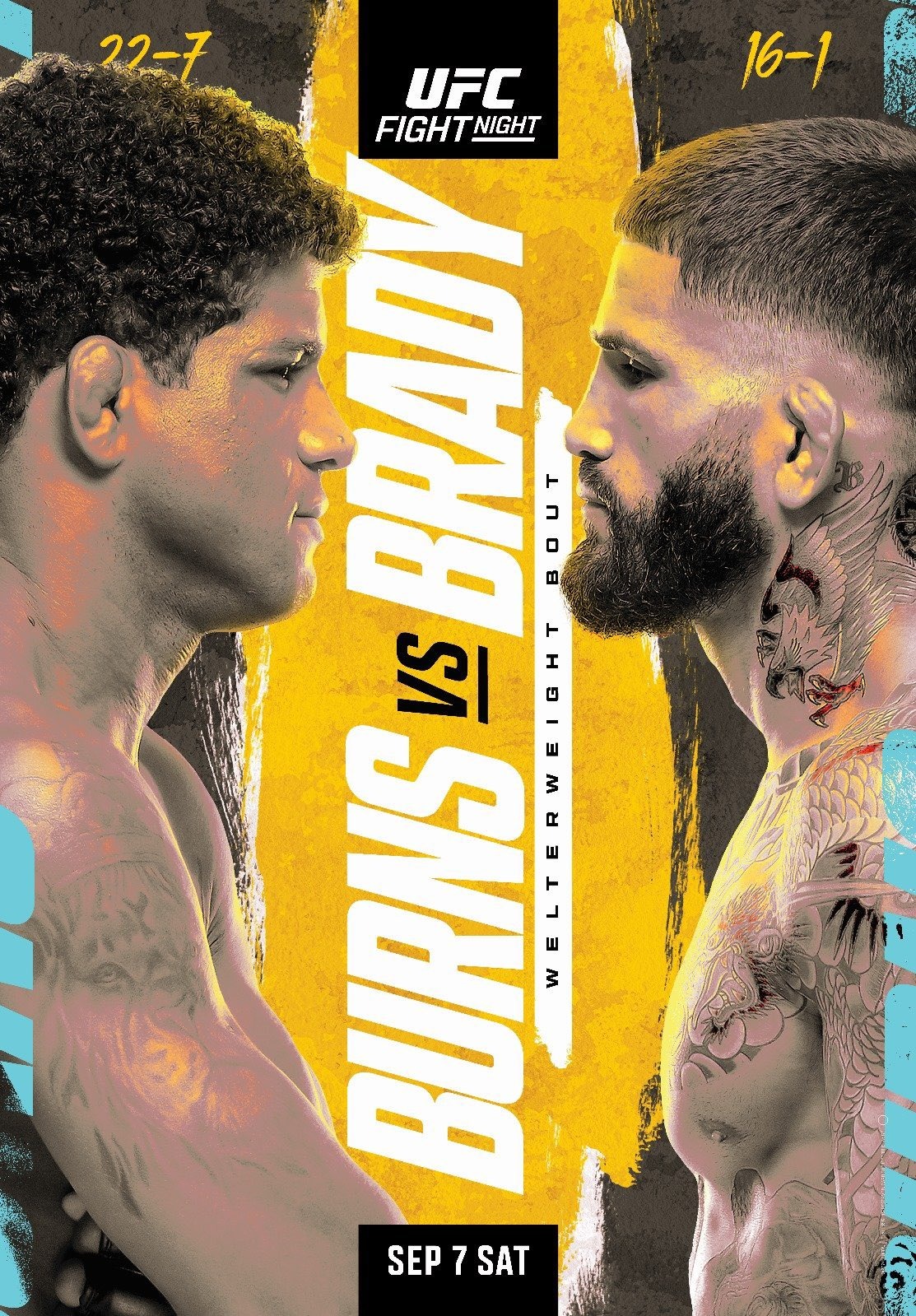 UFC Vegas 106: Burns Vs. Morales - Fight Card, Date, Time & Location UFC Vegas 106: Burns Vs. Morales - Fight Card, Date, Time & Location