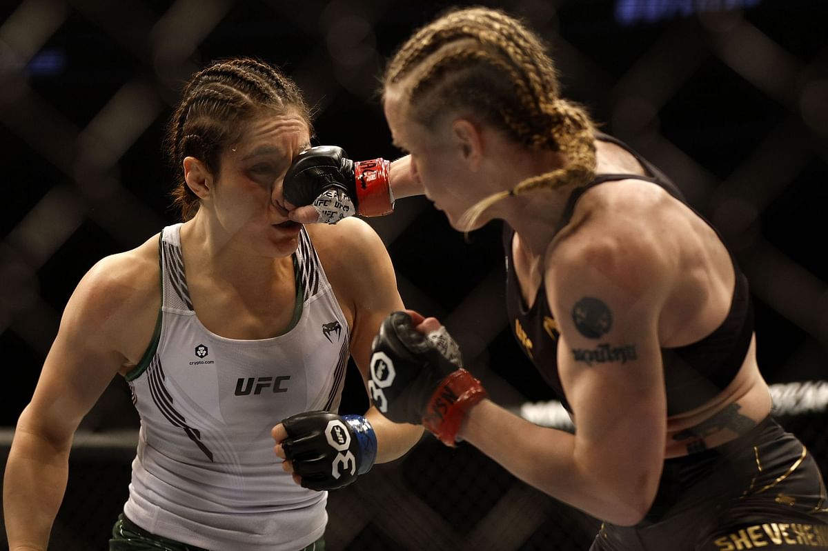 UFC's Shevchenko Debuts Dragon-Themed Fighting Apparel UFC's Shevchenko Debuts Dragon-Themed Fighting Apparel
