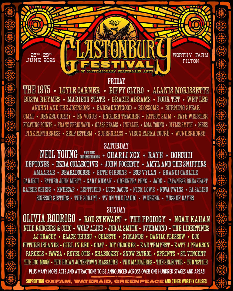 UK Glastonbury Festival: The 1975 And Olivia Rodrigo Lead The Charge UK Glastonbury Festival: The 1975 And Olivia Rodrigo Lead The Charge